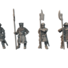 13th Century Billmen at Rest - 4x