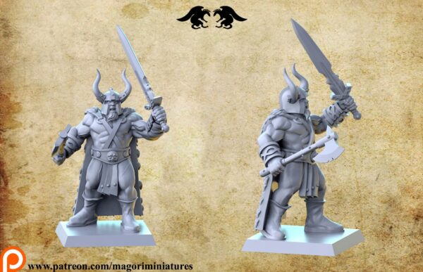 1378c685695efcf6e8d1d696b8f04cf1.jpg Chaos Marauders x4 - Magori Miniatures - Druk 3D