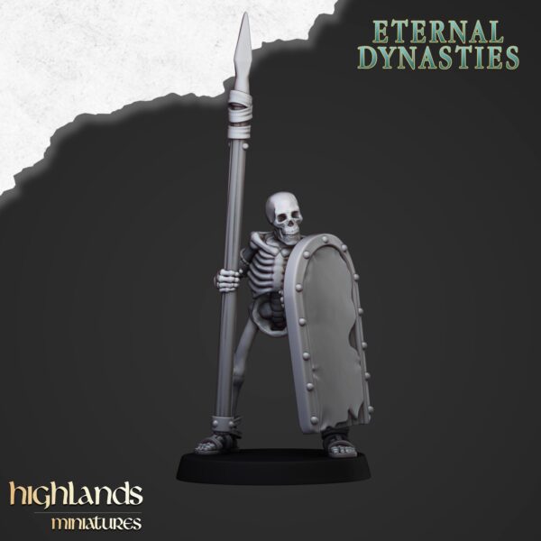 Ancient Skeletons with Spears - x1