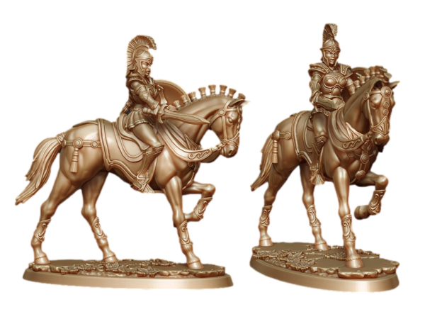 Daughters of Athena Cavalry with Sword or Spear 2 - Labyrinth Models