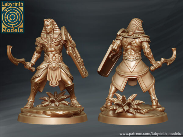 Nile Warrior - Wojownik Nilu - (5 wersji) - Labyrinth Models