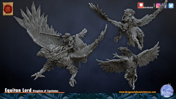 Equitan Lord - DL Miniatures - Minifaktura -Druk 3D