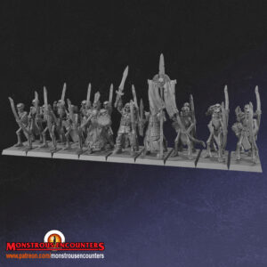 146dc871dd0aa7179470cfbc1adb7b60.jpg Skeleton Archers Unit 17x + CMD 3x - Monstrous Encounters