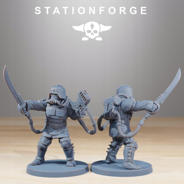 Grimguard Commandos x10 - Station Forge - Druk 3D