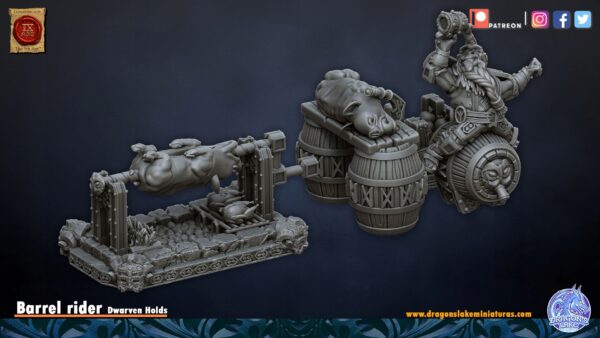 Berrel Rider - DLM - Dwarven Holds - Minifaktura