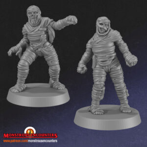 Classic Mummies - 2 Pozy - Monstrous Encounters