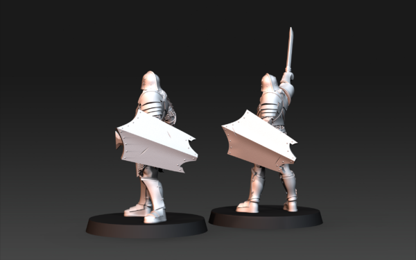 Blood Handed Orcs With Shield and Sword - x10