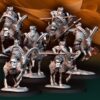 Silver Goat Dwarves Spearmen - Krasnoludy na Kozach - 6 Póz