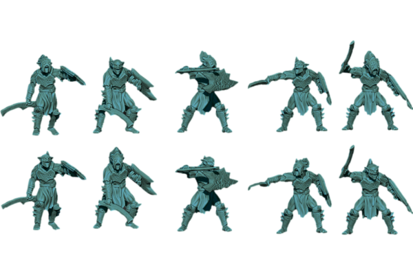 Goblins with Spear and Shield - x1