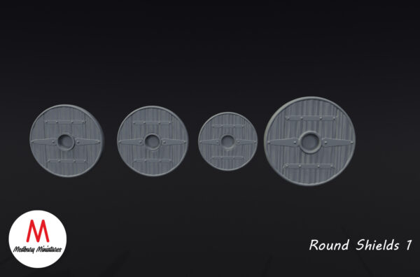 1650317fd8273a02b4944ddfb0f06d77.jpg Round Shields - Medbury Miniatures