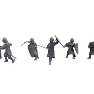 Norman Armoured Warriors with Swords - Medbury Miniatures