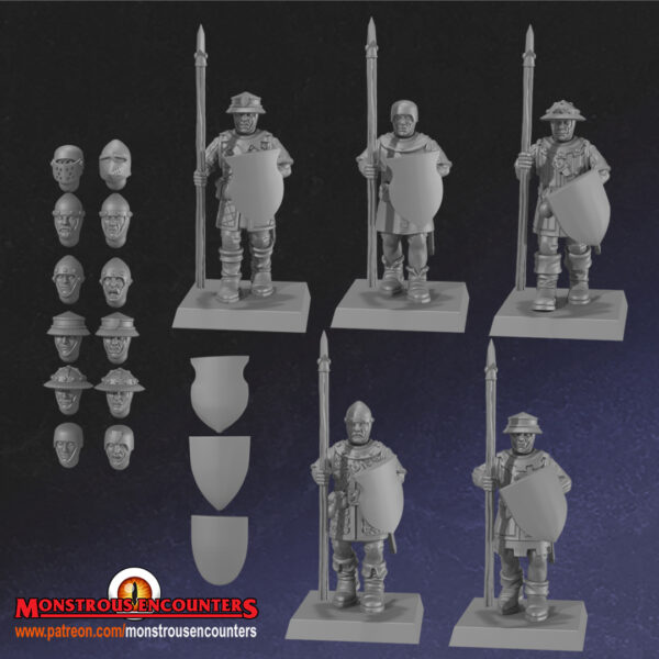 16ba1116b572636edfdf4b2800f12a98.jpg Breton Men-at-arms Unit 10x - Monstrous Encounters