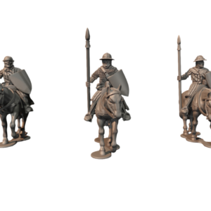 Mounted Scottish Sergeants With Spears - x3