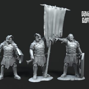 Blood Handed Orcs Command Group - x3