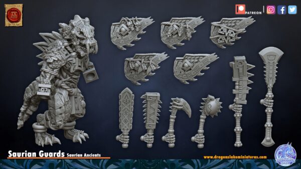 Saurian Guards x10 - DL Miniatures - Minifaktura