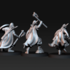 West Humans Warriors on Foot - x1
