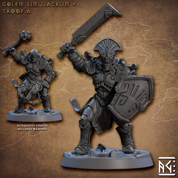 Golem Simulacrum Troops - x1
