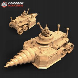 Dwarf Drill Tank - Dwarven Holds - Druk 3D