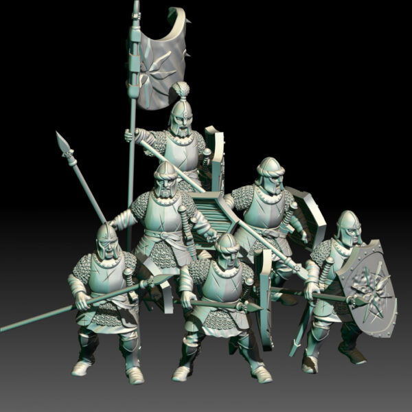 Soldiers with Spears - x1