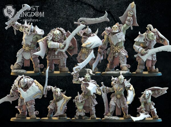 Uruk Slaves x10 - Druk 3D - Minifaktura