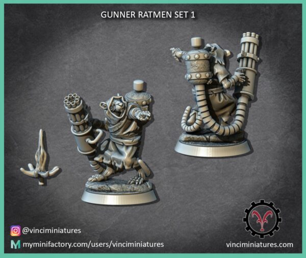 Gunner Rat #2 - Vinciminiatures - Minifaktura