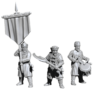 Russian Humans Command Group on Foot - x3