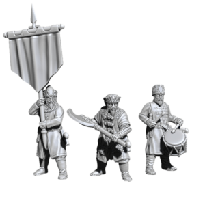 Russian Humans Command Group on Foot - x3
