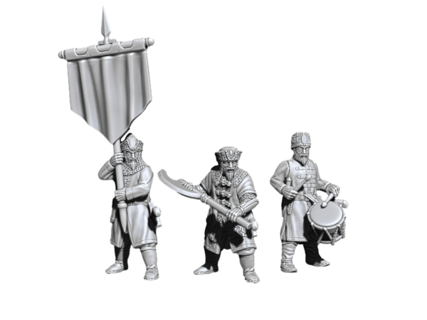 Russian Humans Command Group on Foot - x3