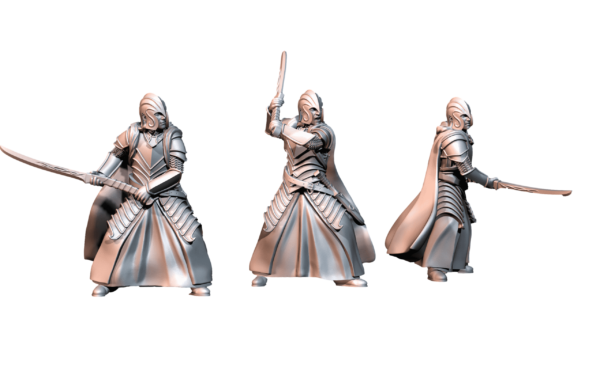 Bloody Warrior Elves - Swordmen 6x Zestaw