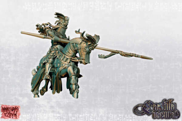 Dragon Knight on horse - Minifaktura - Druk 3D