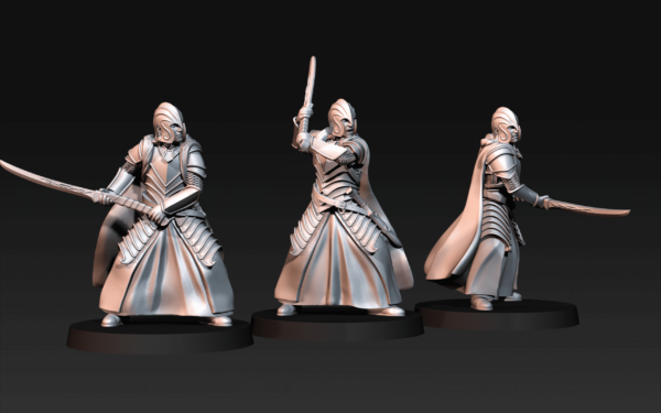 Bloody Warrior Elves - Swordmen 6x Zestaw