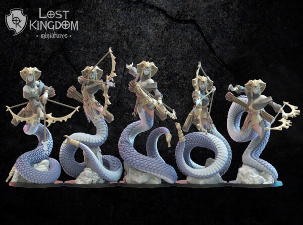 1b2c592fbf4b64ca8f772c0bef01809e.jpg Dark Elves - Yumi Naga Regiment x5 - Minifaktura