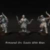 Armoured Orc Scouts with Bows - 1x