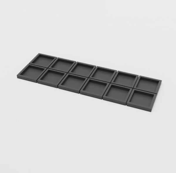 1b6a1473effbda28862bf8ad7902dd94.jpg Tray 2x6 - Adapter - ToW - Minifaktura - Infantry - 20x20mm to 25x25mm