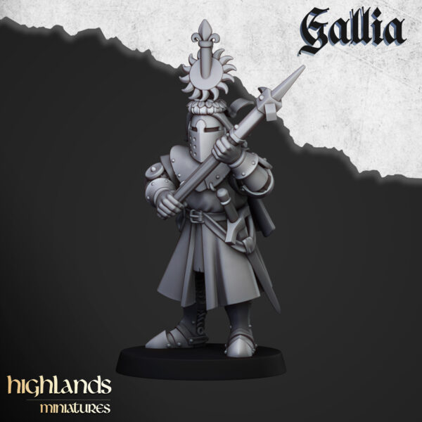 Knights of Gallia on Foot - x17 + 3 CMD