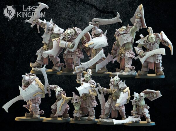 Uruk Slaves x10 - Druk 3D - Minifaktura