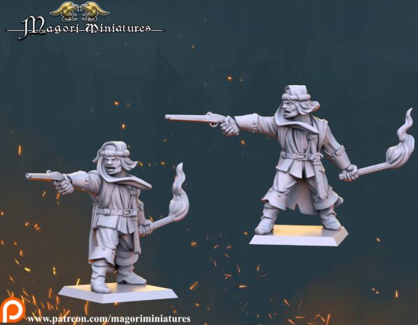 1cabbaf283b51a9cf2afc125a4f9214d.jpg Witch Hunter Team - Magori Miniatures - Druk 3D