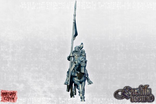 Knight of Misfortune - Mounted Version - Minifaktura - Druk 3D
