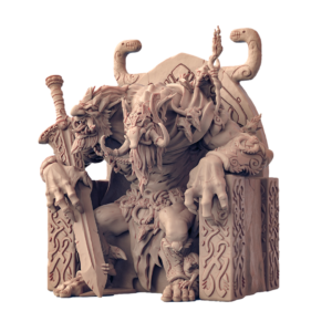 Trollking Drungvandel on his Throne