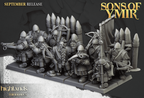 Dwarfs Crossbowmen - 17x + 3x CMD