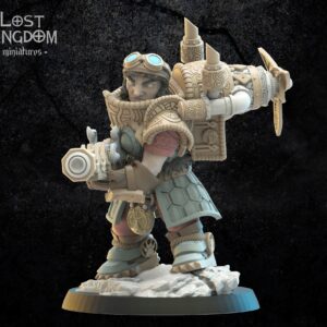 Inga, Engineer Captain - Dwarven Holds - Druk 3D