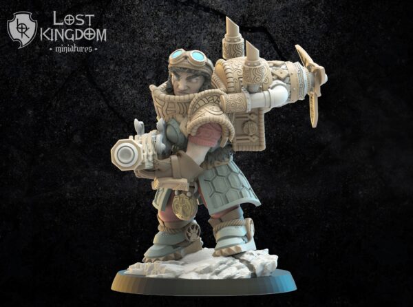 1d613cbf32b66a51837b52a0b770c497.jpg Inga, Engineer Captain - Dwarven Holds - Druk 3D