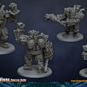Hold Guardians Rock x3 - DL Miniatures - Druk3D