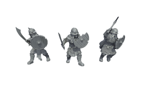 Orc Warriors with Sword and Shield - Zestaw x3