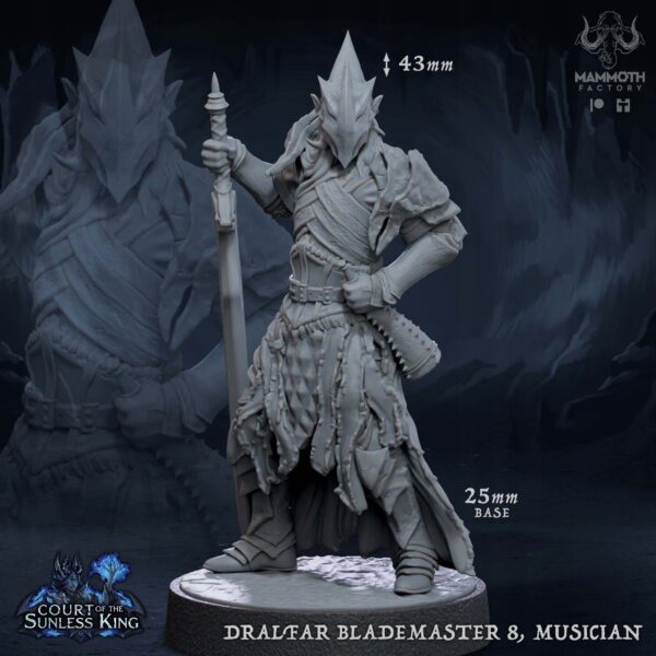 Dralfar Blademaster #8 - Mammoth Factory - Druk
