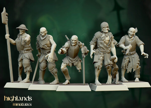Zombie Warriors - Wojownicy Zombie - Pojedyncze Jednostki