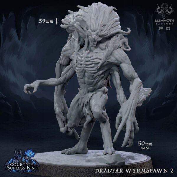 1fac297a8e2401b4f6890bcb53b8d074.jpg Dralfar Wyrmspawn #2 - Mammoth Factory - Druk 3D