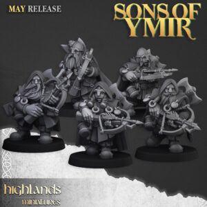 Dwarf Rangers with Crossbows - 1x
