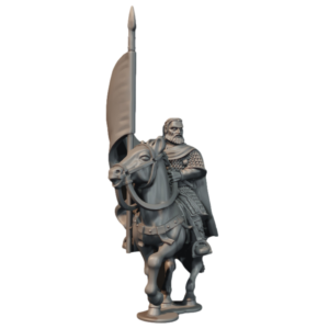 Hengstland Huscarl Banner Bearer - Mounted