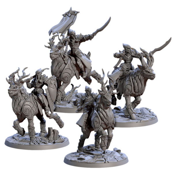 Goldhorn Cervid Riders - x1
